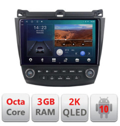 Navigatie dedicata Honda Accord 2004-2008 B-ACCORD  Android Ecran 2K QLED octa core 3+32 carplay android auto KIT-ACCORD+EDT-E310V3-2K
