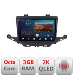 Navigatie dedicata Opel Astra K B-ASTRAK  Android Ecran 2K QLED octa core 3+32 carplay android auto KIT-ASTRAK+EDT-E309V3-2K