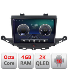 Navigatie dedicata Opel Astra K C-ASTRAK Android Octa Core Ecran 2K QLED GPS  4G 4+32GB 360 KIT-ASTRAK+EDT-E409-2K
