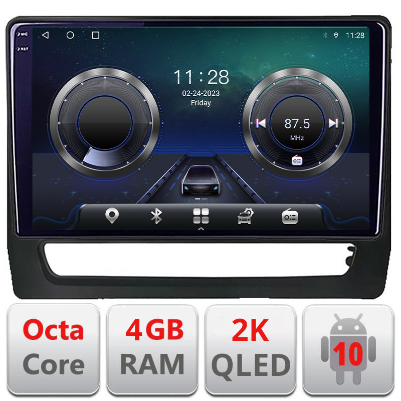 Navigatie dedicata Mitsubishi ASX 2020 C-asx202 Android Octa Core Ecran 2K QLED GPS  4G 4+32GB 360 kit-asx2020+EDT-E410-2K