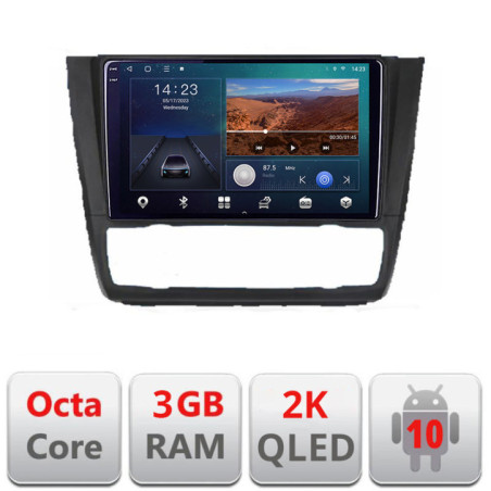 Navigatie dedicata BMW Seria 1 E87 B-BMW117  Android Ecran 2K QLED octa core 3+32 carplay android auto KIT-BMW117+EDT-E309V3-2K