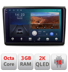Navigatie dedicata Fiat BRAVO 2007-2014 B-BRAVO  Android Ecran 2K QLED octa core 3+32 carplay android auto KIT-BRAVO+EDT-E309V3-2K