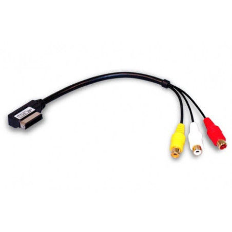 Cablu adaptor AMI-Audi Music Interface, la conector RCA/phono