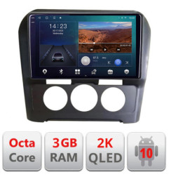 Navigatie dedicata Citroen C4 clima manuala 2015-2018 B-C4-AC  Android Ecran 2K QLED octa core 3+32 carplay android auto KIT-C4-AC+EDT-E309V3-2K