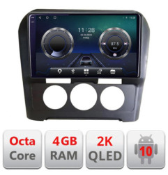 Navigatie dedicata Citroen C4 clima manuala 2015-2018 C-C4-AC Android Octa Core Ecran 2K QLED GPS  4G 4+32GB 360 KIT-C4-AC+EDT-E409-2K