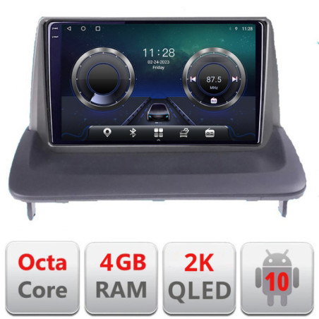 Navigatie dedicata Volvo C40 C30 S40 C70 V50 C-C40 Android Octa Core Ecran 2K QLED GPS  4G 4+32GB 360 KIT-C40+EDT-E409-2K