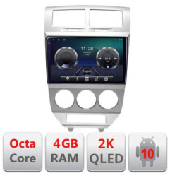 Navigatie dedicata Dodge Caliber 2006-2010 C-CALIBER-06 Android Octa Core Ecran 2K QLED GPS  4G 4+32GB 360 KIT-caliber-06+EDT-E410-2K