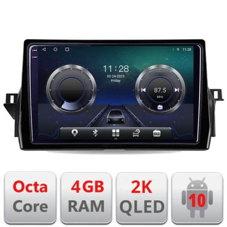 Navigatie dedicata Toyota Camry 2021- C-camry2021 Android Octa Core Ecran 2K QLED GPS  4G 4+32GB 360 kit-camry2021+EDT-E410-2K