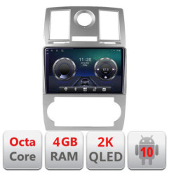 Navigatie dedicata Chrysler 300C 2004-2008 C-CH06 Android Octa Core Ecran 2K QLED GPS  4G 4+32GB 360 KIT-CH06+EDT-E409-2K