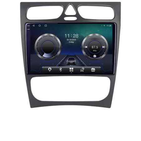 Navigatie dedicata Mercedes CLK C W203 C-clk Android Octa Core Ecran 2K QLED GPS  4G 4+32GB 360 kit-clk+EDT-E409-2K
