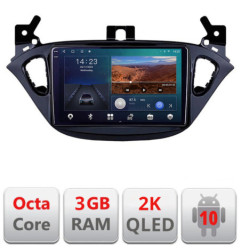 Navigatie dedicata Opel Corsa 2013-2016 B-corsa  Android Ecran 2K QLED octa core 3+32 carplay android auto kit-corsa+EDT-E309V3-2K