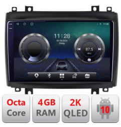 Navigatie dedicata Cadillac CTS intre anii 2003-2007 Android Octa Core Ecran 2K QLED GPS  4G 4+32GB 360 KIT-CTS+EDT-E410-2K