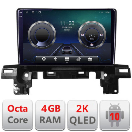 Navigatie dedicata Mazda CX5 2018-2020 C-cx5  Android Octa Core Ecran 2K QLED GPS  4G 4+32GB 360 kit-cx5+EDT-E409-2K