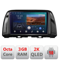 Navigatie dedicata Mazda CX5 2015-2017   Android Ecran 2K QLED octa core 3+32 carplay android auto kit-cx5-16+EDT-E309V3-2K