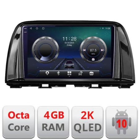 Navigatie dedicata Mazda CX5 2015-2017  Android Octa Core Ecran 2K QLED GPS  4G 4+32GB 360 kit-cx5-16+EDT-E409-2K