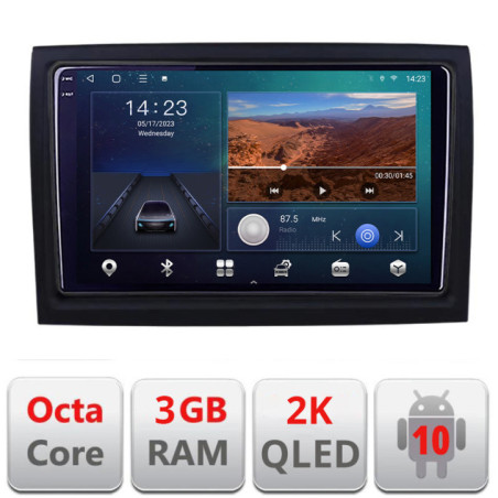 Navigatie dedicata Fiat ducato 2006- B-DUCATO  Android Ecran 2K QLED octa core 3+32 carplay android auto KIT-ducato+EDT-E309V3-2K