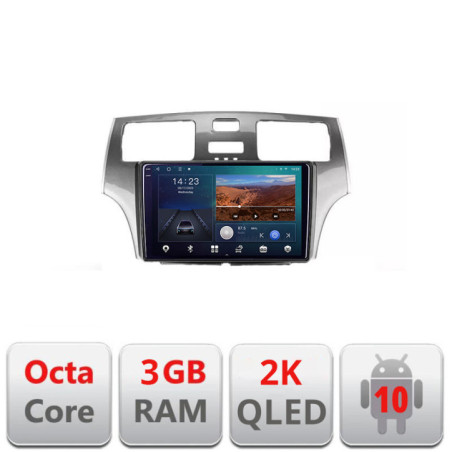 Navigatie dedicata Lexus ES intre anii 2001-2006  Android Ecran 2K QLED octa core 3+32 carplay android auto KIT-ES-2001+EDT-E309V3-2K