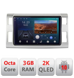Navigatie dedicata Toyota Estima intre anii 2006-2013   Android Ecran 2K QLED octa core 3+32 carplay android auto KIT-estima+EDT-E310V3-2K