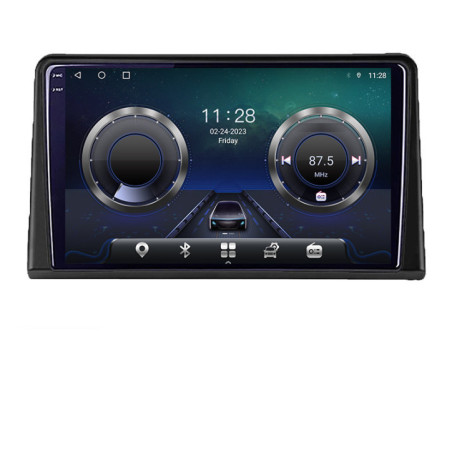 Navigatie dedicata Renault Express   Android Octa Core Ecran 2K QLED GPS  4G 4+32GB 360 kit-express+EDT-E409-2K