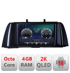 Navigatie dedicata Seria 5 F10 2010-2012 CIC Android Octa Core Ecran 2K QLED GPS  4G 4+32GB 360 KIT-f10-cic+EDT-E409-2K