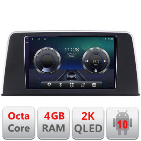Navigatie dedicata BMW Seria 3 F30 2012-2016 Android Octa Core Ecran 2K QLED GPS  4G 4+32GB 360 KIT-f30-nbt+EDT-E409-2K