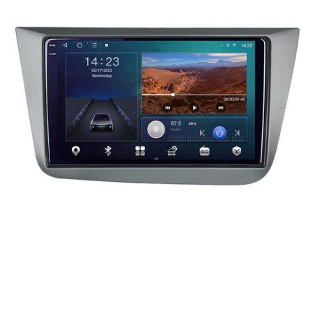 Navigatie dedicata Seat Leon 2005-2012 B-leon05  Android Ecran 2K QLED octa core 3+32 carplay android auto kit-leon5+EDT-E309V3-2K