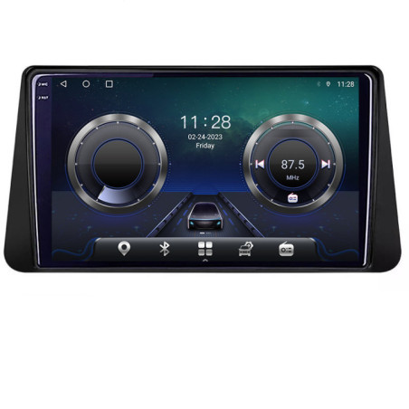 Navigatie dedicata Nissan Micra intre anii 2014-2019 Android Octa Core Ecran 2K QLED GPS  4G 4+32GB 360 KIT-micra+EDT-E409-2K