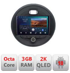 Navigatie dedicata Mini 2015-2019 masini fara ecran color de fabrica  Android Ecran 2K QLED octa core 3+32 carplay android auto KIT-mini-04+EDT-E309V3-2K