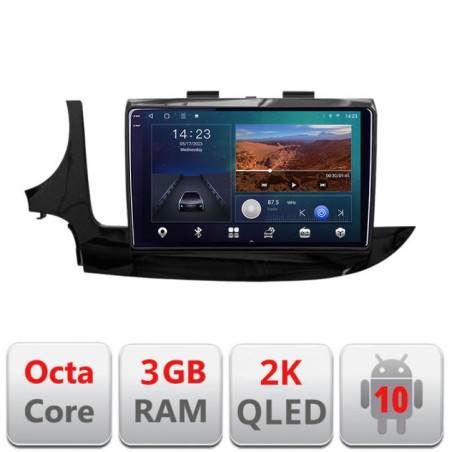 Navigatie dedicata Opel Mokka 2016- B-MOKKA2  Android Ecran 2K QLED octa core 3+32 carplay android auto KIT-Mokka2+EDT-E309V3-2K