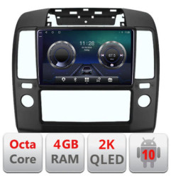 Navigatie dedicata Nissan Navara Pathfinder 2005-2010 C-nav5 Android Octa Core Ecran 2K QLED GPS  4G 4+32GB 360 KIT-nav5+EDT-E409-2K