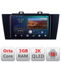 Navigatie dedicata Subaru Outback 2014-2019 B-OUTBACK5  Android Ecran 2K QLED octa core 3+32 carplay android auto KIT-OUTBACK5+EDT-E309V3-2K
