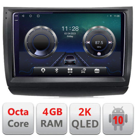 Navigatie dedicata Toyota Prius 2002-2010 C-prius Android Octa Core Ecran 2K QLED GPS  4G 4+32GB 360 KIT-prius+EDT-E409-2K