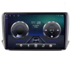 Navigatie dedicata Peugeot 208 2008 C-PSA Android Octa Core Ecran 2K QLED GPS  4G 4+32GB 360 KIT-PSA+EDT-E410-2K