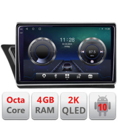 Navigatie dedicata Audi Q5 2008-2016 NON-MMI C-Q5 Android Octa Core Ecran 2K QLED GPS  4G 4+32GB 360 KIT-Q5+EDT-E410-2K