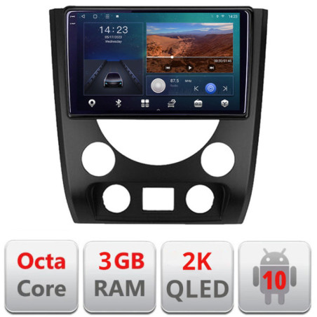 Navigatie dedicata Ssangyong rexton 2013-2016  Android Ecran 2K QLED octa core 3+32 carplay android auto kit-rexton-2013+EDT-E309V3-2K