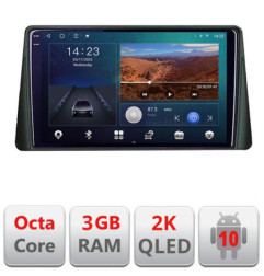 Navigatie dedicata Ford Focus 4 B-focus4  Android Ecran 2K QLED octa core 3+32 carplay android auto kit-focus4+EDT-E310V3-2K
