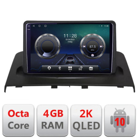 Navigatie dedicata Land Rover Freelander 2007-2015 Android Octa Core Ecran 2K QLED GPS  4G 4+32GB 360 KIT-freelander-up+EDT-E409-2K