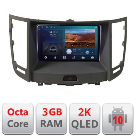 Navigatie dedicata Infinity FX intre anii 2009-2012  Android Ecran 2K QLED octa core 3+32 carplay android auto KIT-fx35+EDT-E309V3-2K