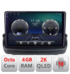 Navigatie dedicata Hyundai Genesis Android Octa Core Ecran 2K QLED GPS  4G 4+32GB 360 KIT-GENESYS+EDT-E409-2K