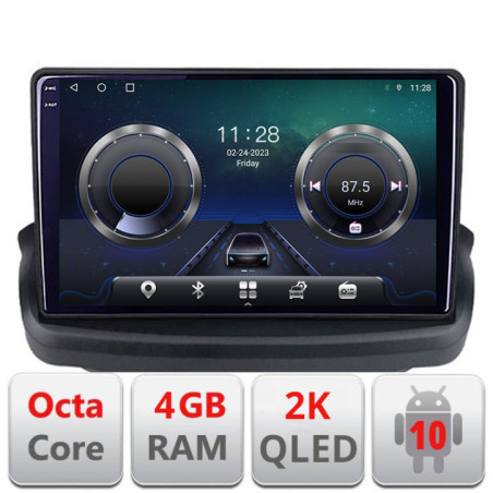 Navigatie dedicata Hyundai Genesis Android Octa Core Ecran 2K QLED GPS  4G 4+32GB 360 KIT-GENESYS+EDT-E409-2K