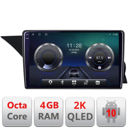 Navigatie dedicata Mercedes GLK 2012-2015 NTG4.5 C-GLK Android Octa Core Ecran 2K QLED GPS  4G 4+32GB 360 KIT-glk+EDT-E409-2K