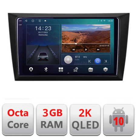 Navigatie dedicata VW Golf6 2009-2013 B-GOLF6  Android Ecran 2K QLED octa core 3+32 carplay android auto KIT-golf6+EDT-E309V3-2K