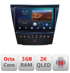 Navigatie dedicata  Lexus GS-04  2004-2011 B- GS-04  Android Ecran 2K QLED octa core 3+32 carplay android auto kit-gs-04+EDT-E309V3-2K