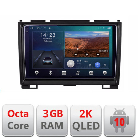 Navigatie dedicata Hummer H2 intre anii 2008-2009  Android Ecran 2K QLED octa core 3+32 carplay android auto KIT-H2+EDT-E310V3-2K