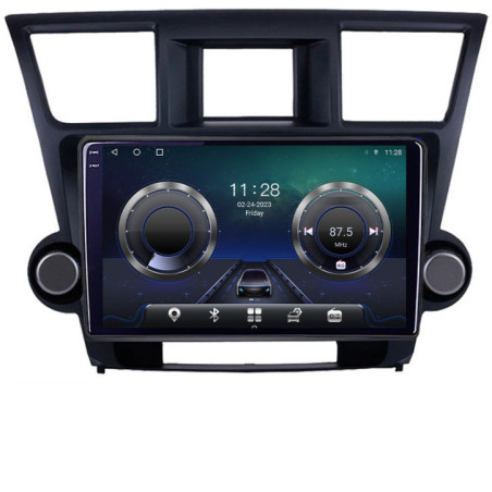 Navigatie dedicata Toyota Highlander 2007-2013 Android Octa Core Ecran 2K QLED GPS  4G 4+32GB 360 KIT-highlander+EDT-E410-2K