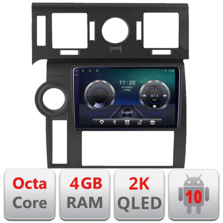 Navigatie dedicata Hummer H2 2002-2008 Android Octa Core Ecran 2K QLED GPS  4G 4+32GB 360 kit-hummer2+EDT-E409-2K