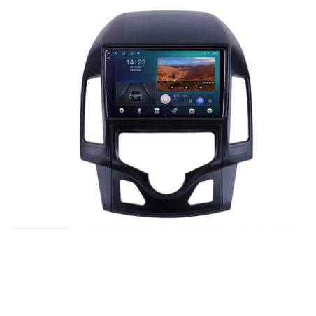 Navigatie dedicata Hyundai I30 2009-2012 clima automata B-I30AUTOMATIC  Android Ecran 2K QLED octa core 3+32 carplay android auto KIT-i30automatic+EDT-E309V3-2K
