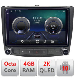 Navigatie dedicata  Lexus IS  2005-2011 C- IS Android Octa Core Ecran 2K QLED GPS  4G 4+32GB 360 kit-IS+EDT-E410-2K