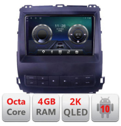 Navigatie dedicata Toyota Prado J120 2002-2009 C- j120 Android Octa Core Ecran 2K QLED GPS  4G 4+32GB 360 kit-j120+EDT-E409-2K