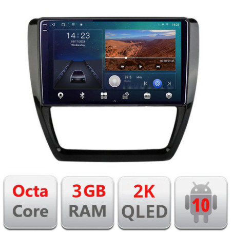 Navigatie dedicata VW Jetta 2011-2018 B-JETTB-15  Android Ecran 2K QLED octa core 3+32 carplay android auto KIT-JETTA-15+EDT-E310V3-2K